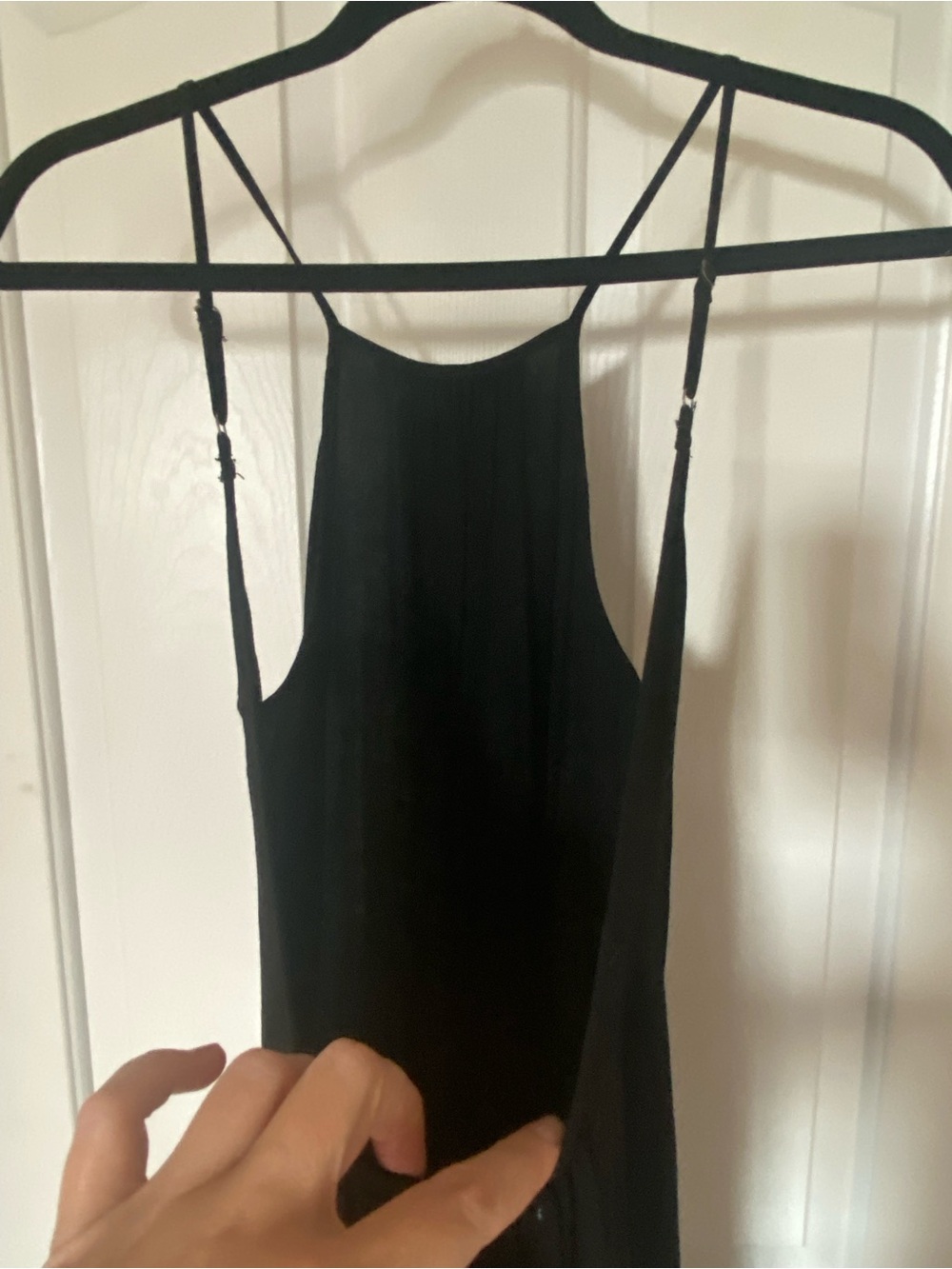 XIX PALMS Black Halter Maxi Dress - Minimal Slip Style Size  XSmall - Picture 10 of 11
